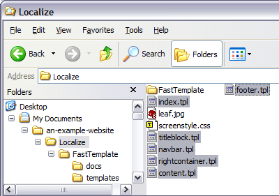 new directory