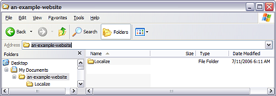 Windows Explorer Directory