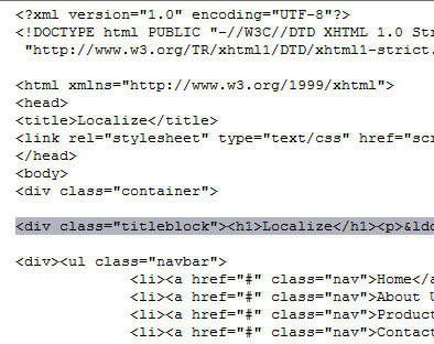 index file before