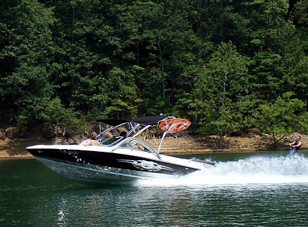 Wakeboarding on South Holston Lake