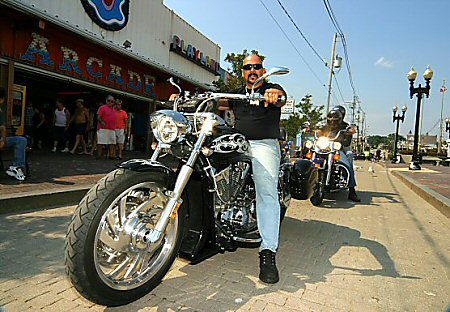 Old Orchard Beach Bikefest at The Pier by Eric Holsinger