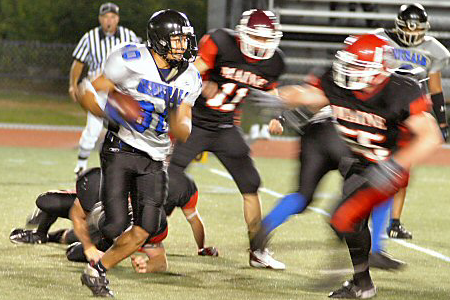 N.E.F.L. Southern Maine Raging Bulls vs North Shore Generals