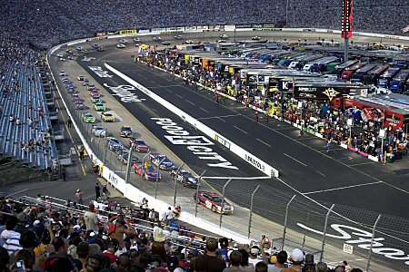 Bristol Motor Speedway Busch Series FoodCity 250, following the Pace Car