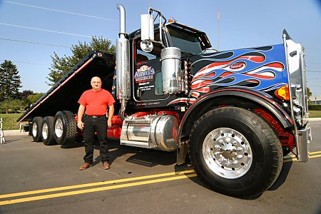 Kinney Towing at the Towing and Recovery Association of Maine event in Old Orchard Beach, by Eric Holsinger