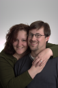 Deni and Scott Wedding Announcement Portrait Photo by Eric Holsinger