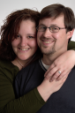 Deni and Scott Wedding Announcement Portrait Photo by Eric Holsinger