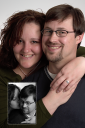 Deni and Scott Wedding Announcement Portrait Photo by Eric Holsinger