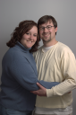 Deni and Scott Wedding Announcement Portrait Photo by Eric Holsinger