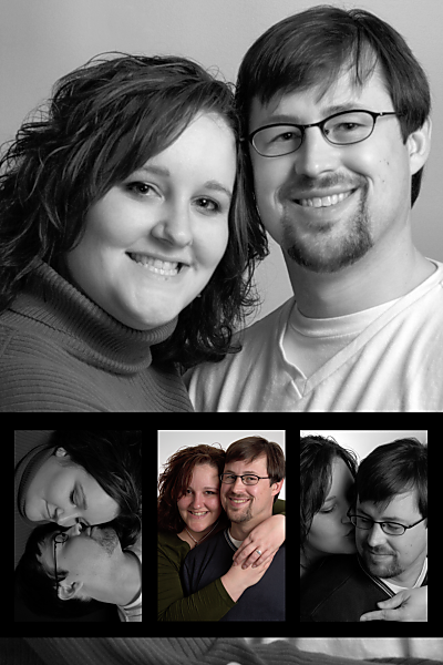 Deni and Scott’s Wedding Announcement Photo by Eric Holsinger