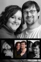 Deni and Scott’s Wedding Announcement Photo by Eric Holsinger