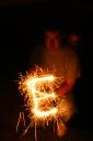 Sparkler Photo, Long Exposure, by Eric Holsinger