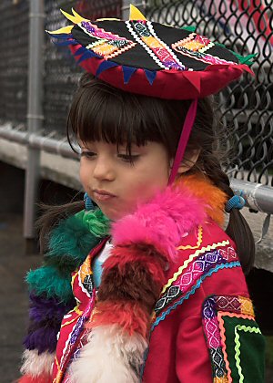 Latina in Traditional Dress
